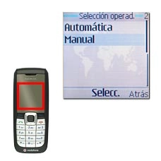 Elija Manual y pulse la tecla de navegación.