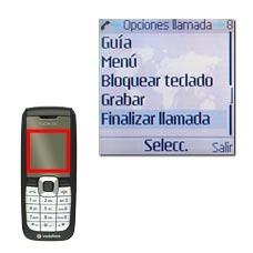 Vaya a Finalizar llamada y pulse la tecla de navegación.