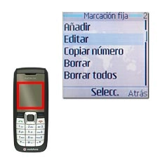Vaya a Editar y pulse la tecla de navegación.
