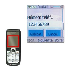 Vaya a Guardar y pulse la tecla de navegación.