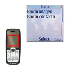 Vaya a Borrar  y pulse la tecla de navegación.