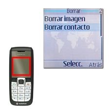 Vaya a Borrar contacto y pulse la tecla de navegación.