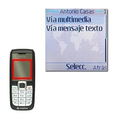 Elija uno de los siguientes métodos de envío:Vía multimedia, véase 2a.