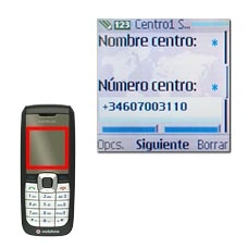 Vaya a Número centro.Introduzca +34607003110