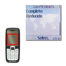 Elija Completo o Reducido y pulse la tecla de navegación.