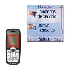 Vaya a Borrar mensajes y pulse la tecla de navegación.