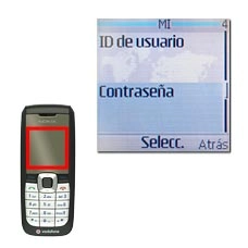 Vaya a Contraseña y pulse la tecla de navegación.