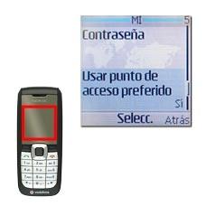 Vaya a Usar punto de acceso preferido y pulse la tecla de navegación.