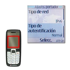 Vaya a Tipo de autentificación y pulse la tecla de navegación.