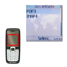 Elija POP3 y pulse la tecla de navegación.