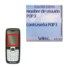 Vaya a Contraseña POP3 y pulse la tecla de navegación.