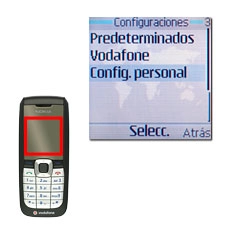 Elija Config. personal y pulse la tecla de navegación.