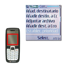 Vaya a Establec. prioridad y pulse la tecla de navegación.