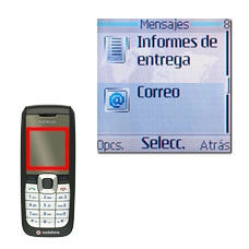 Vaya a Correo y pulse la tecla de navegación.