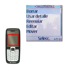 Vaya a Borrar y pulse la tecla de navegación.