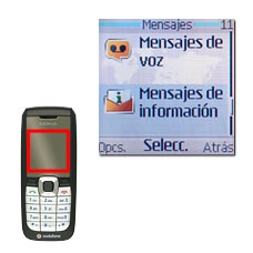 Vaya a Mensajes de información y pulse la tecla de navegación.