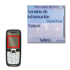 Vaya a Servicio de información y pulse la tecla de navegación.