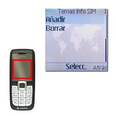 Si desea añadir un tema:Elija Añadir y pulse la tecla de navegación.