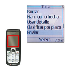 Vaya a Enviar y pulse la tecla de navegación.