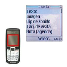Vaya a Texto y pulse la tecla de navegación.Introduzca un texto que la acompañe si lo desea.