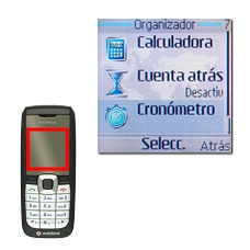 Vaya a Cronómetro y pulse la tecla de navegación.