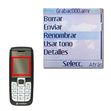Vaya a Renombrar y pulse la tecla de navegación.