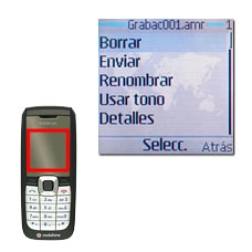 Vaya a Borrar y pulse la tecla de navegación.