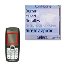 Vaya a Acceso a aplicac. y pulse la tecla de navegación.