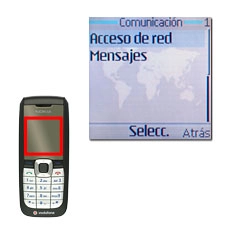 Elija Acceso de red o Mensajes y pulse la tecla de navegación.