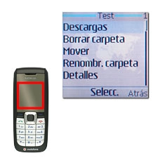 Vaya a Descargas y pulse la tecla de navegación.