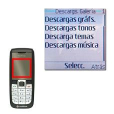 Elija el tipo de archivo que desea transferir:Descargas gráfs.