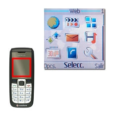 Vaya a Web y pulse la tecla de navegación.