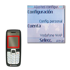 Vaya a Configuración y pulse la tecla de navegación.
