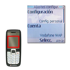 Vaya a Cuenta y pulse la tecla de navegación.