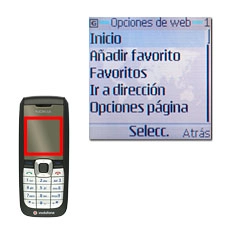 Vaya a Inicio y pulse la tecla de navegación.Espere unos instantes mientras se establece conexión con su página de inicio personal.