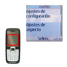 Vaya a Ajustes de aspecto y pulse la tecla de navegación.