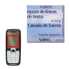 Tamaño de fuente, véase 2b.