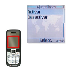 Elija Activar o Desactivar y pulse la tecla de navegación.