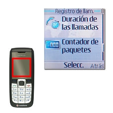 Vaya a Contador de paquetes y pulse la tecla de navegación.