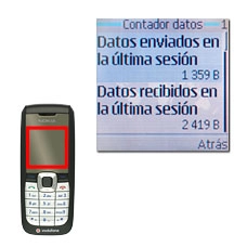 Elija una de las siguientes categorías:Datos enviados en la última sesión