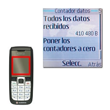 Vaya a Poner los contadores a cero y pulse la tecla de navegación.