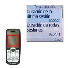 Elija una de las siguientes categorías:Duración de la última sesión