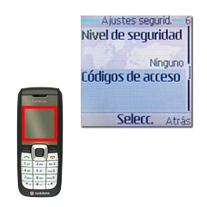 Vaya a Códigos de acceso y pulse la tecla de navegación.