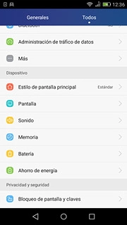 Pulsa Bloqueo de pantalla y claves.