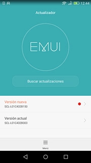 Pulsa Buscar actualizaciones.Si hay una versión de software nueva disponible, aparecerá en la pantalla.Sigue las indicaciones de la pantalla para actualizar el software del teléfono.