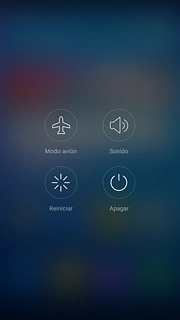 Pulsa Modo avión para activar o desactivar la función.
