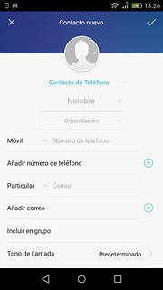 Pulsa la lista desplegable sobre 