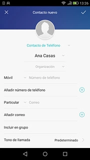 Pulsa Número de teléfono e introduce el número de teléfono deseado.