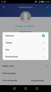 Pulsa el tipo de correo deseado.