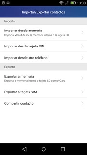 Pulsa el icono de inicio para terminar y regresar a la pantalla de inicio.